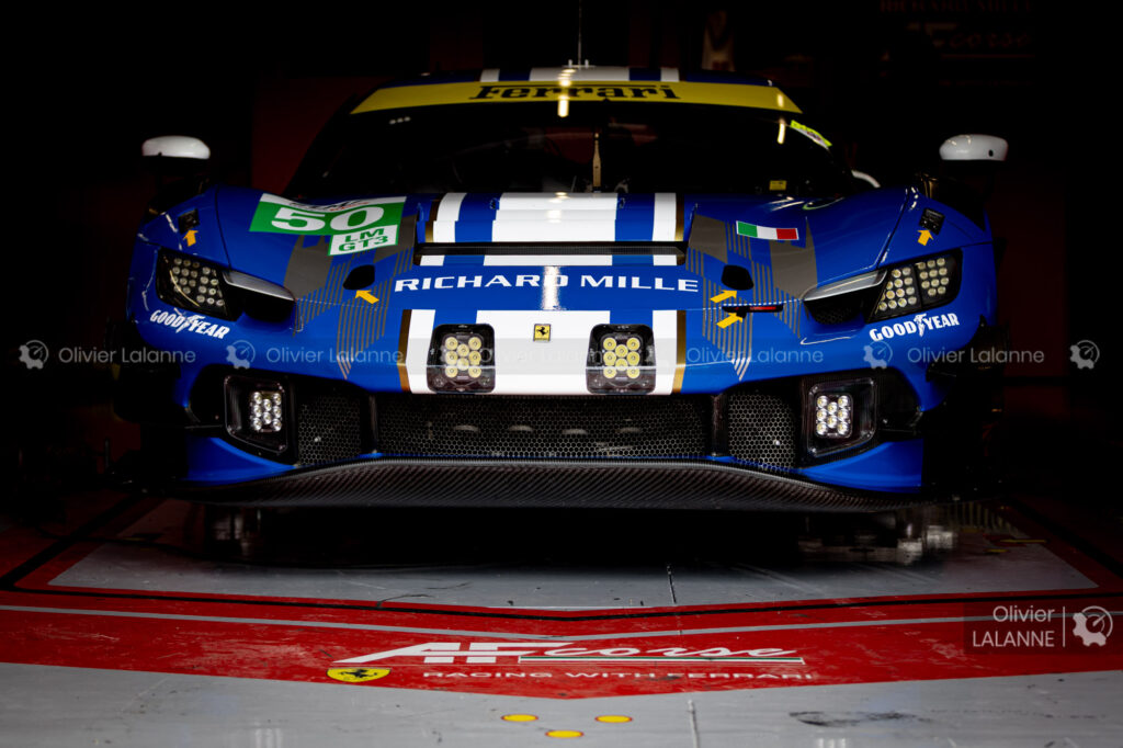 50 RICHARD MILLE AF CORSE (ITA), Ferrari 296 LMGT3, Custodio TOLEDO (USA), Lilou WADOUX (FRA), Riccardo AGOSTINI (ITA), Box