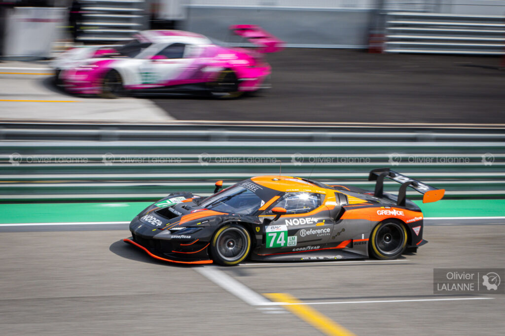 74 KESSEL RACING (SUI), Ferrari 296 LMGT3, Andrew GILBERT (UAE), Fran RUEDA (ESP), Miguel MOLINA (ESP), action