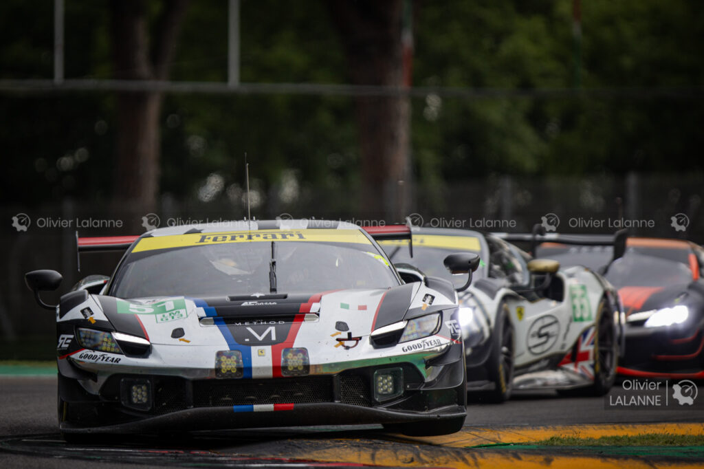 51 AF CORSE (ITA), Ferrari 296 LMGT3, Charles-Henri SAMANI (FRA), Conrad LAURSEN (DEN), Davide RIGON (ITA), action